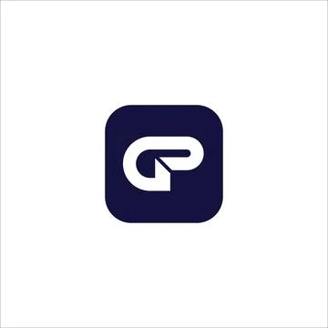 PG, GP, G AND P Abstract initial monogram letter alphabet logo design Stock-Illustration