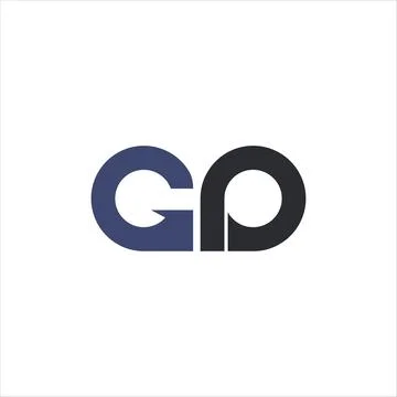 PG, GP, G AND P Abstract initial monogram letter alphabet logo design Stock Illustration