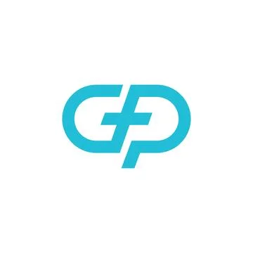 PG, GP, G AND P Abstract initial monogram letter alphabet logo design Stock Illustration
