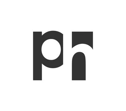 PH creative geometric initial based modern and minimal logo. Letter p h tre.. Stock Illustration