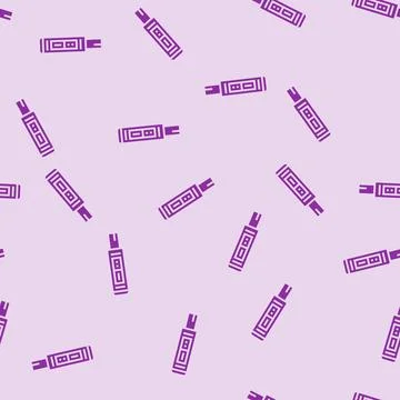 Ph meter engineer glyph seamless pattern Illustrazione stock