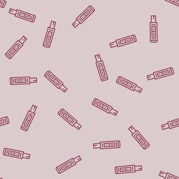 Ph meter engineer line seamless pattern 스톡 일러스트
