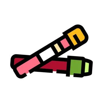 Ph test strip indicator science laboratory equipment Stock-Illustration