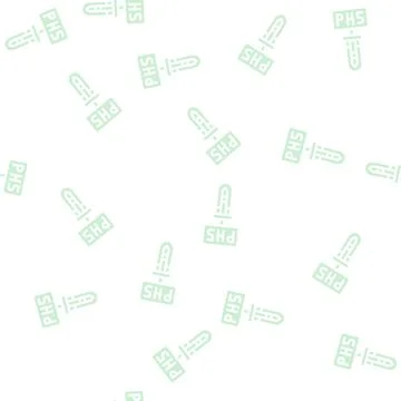 Ph5 test glyph icon vector black illustration Illustrazione stock