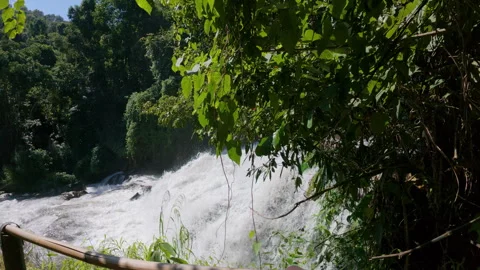 The Pha Dok Seaw Waterfall in Chiang Mai, Thailand Stock Footage 309133022