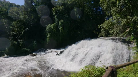 The Pha Dok Seaw Waterfall in Chiang Mai, Thailand Stock-Footage 309133536