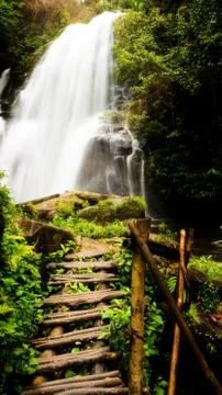 Pha Dok Seaw Waterfall Stock Photos