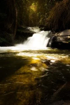 Pha Dok Seaw Waterfall Stock Photos