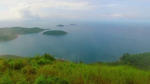 On Pha Hin Dum viewpoint Stock Footage