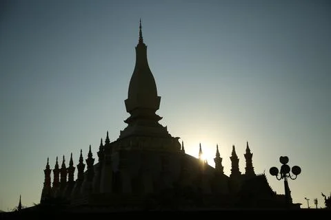 Pha That Luang 12 Stock Photos