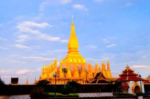 Pha That Luang, Stock Photos