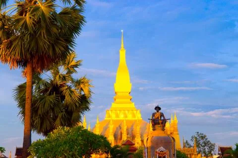 Pha That Luang, Stock Photos