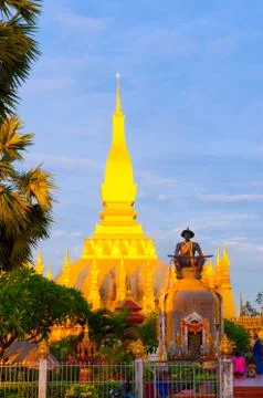 Pha That Luang, Stock Photos
