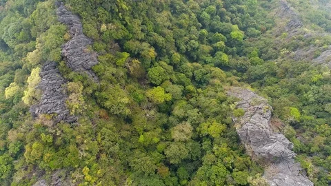 Pha Ngern View Point in Vang vieng Stock Footage 86902219