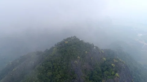 Pha Ngern View Point in Vang vieng Stock Footage 86902348