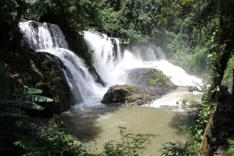 Pha sua waterfall Stock Photos