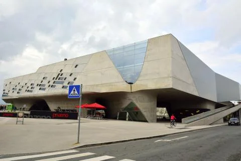 Phaeno building in Wolfsburg Stock Photos
