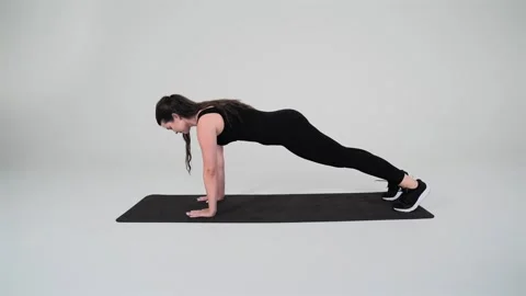 Phalakasana (Plank Pose) Stock Footage 314185912