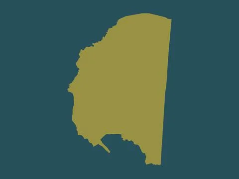 Phalombe, Malawi. Solid color shape Stock Illustration