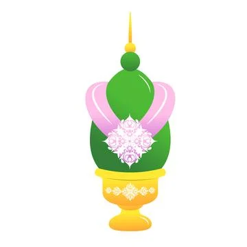 Phan Phum Thong vector illustration on the white background Stock Illustration