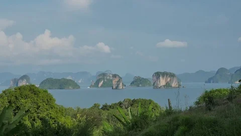 Phang Nga Bay Sunset Stock Footage 82649286