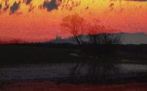 Phänomenal  SUNSET Stock Photos