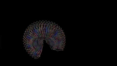 Phantasia abstract,3d,4k Stock Footage 166385236
