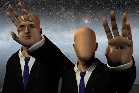 Phantasy human Stock Illustration