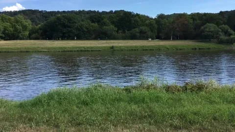 Phantm3 On The Fly Close To The River Elbe Vídeos de archivo 222040153