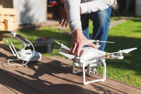 Phantom 3 with high resolution camera Stock Photos