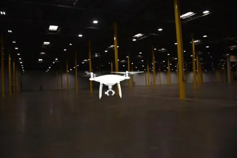 Phantom 4 drone shot Foto stock