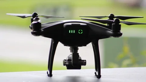 Phantom 4 Drone Start-Up Stock Footage 114890138