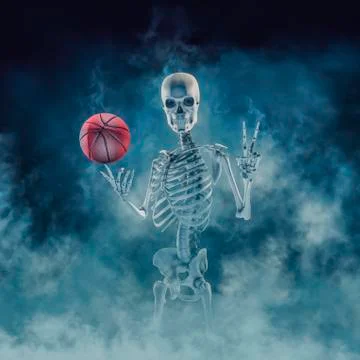The phantom basketball player Stock-Illustration