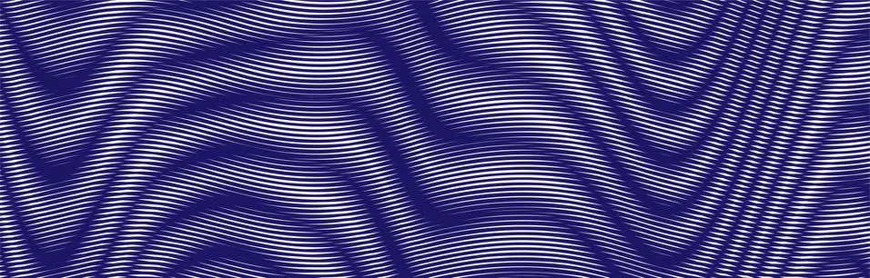 Phantom blue wave abstract background with smoothly wavy lines. Stock Illustration