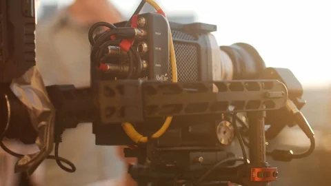 Phantom Camera Setting Up Before Filming Video stock 80743814