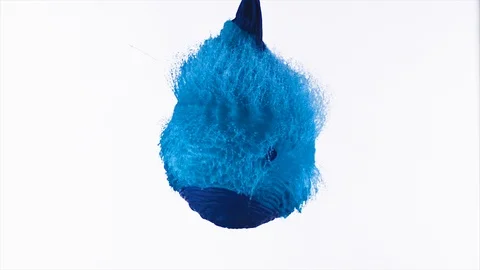 Phantom Camera Water Balloon Explosion on white background  slow motion Stock-Footage 121098306