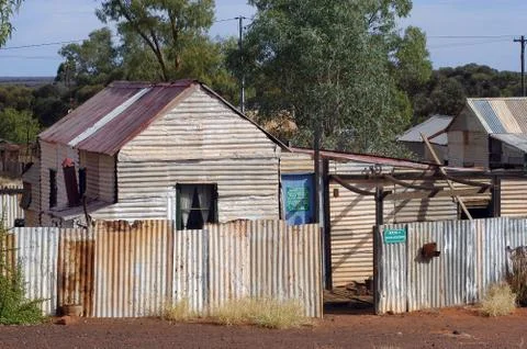 Phantom city of leonora Stock Photos