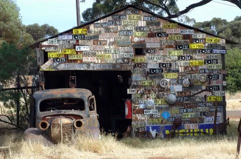 Phantom city of leonora Stock Photos
