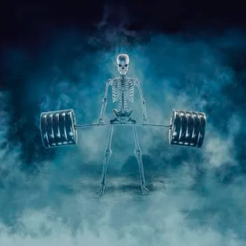 The phantom deadlift Иллюстрация