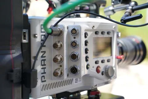 Phantom Flex4k camera closeup Stock Photos