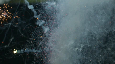 Phantom Miro Fireworks Stock Footage 60645897