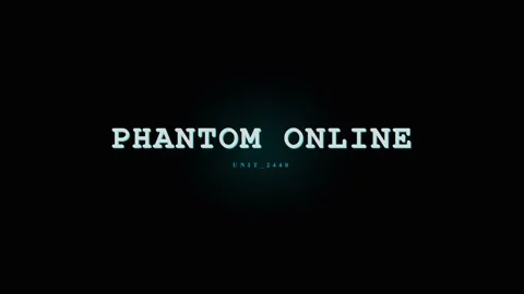 Phantom Online Text Title Screen - Futuristic Cyberpunk Digital Glitch Effect Stock Footage 331568382