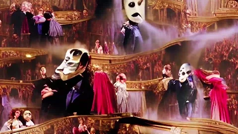 PHANTOM  OPERA Background Loop  Background Loop Stock Footage 212512057