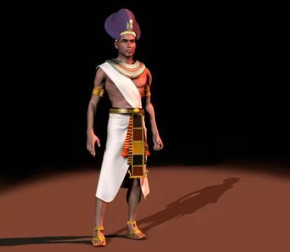 Pharaoh of ancient Egypt イラスト素材