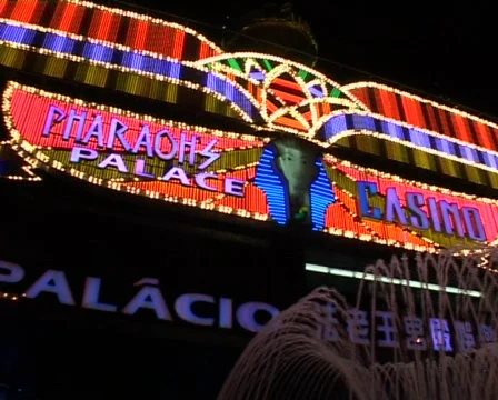 Pharaoh's Palace Macao Stock Footage 376962