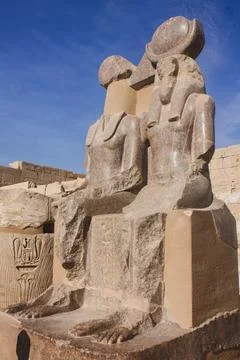 Pharaohs statue Stock Photos