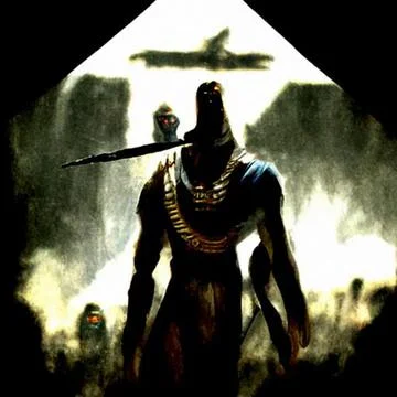 Pharaohs war Stock Illustration