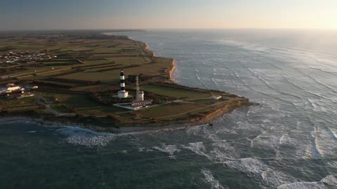 Phare de Chassiron Vídeos de archivo 233898510