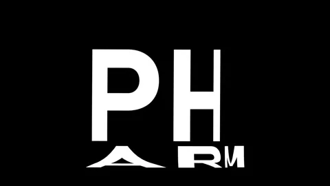 Pharm Warp Text Animation Stock Footage 314999100