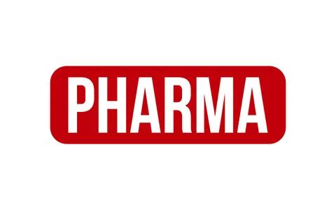 Pharma Rubber Stamp Seal Vector Stock Illustration